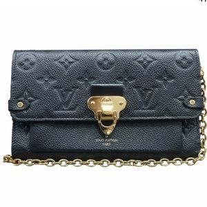 Louis Vuitton black leather monogram Empreinte